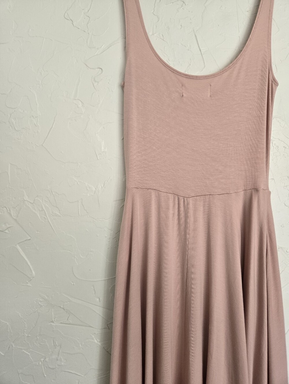 Reformation Blush Scoop Neck Rou Midi Jersey Soft Dress, M - Picture 10 of 13
